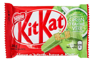 NESTLE Kit Kat Green Tea Chocolate 24ct x 35g/1.2 oz {Imported from Canada}
