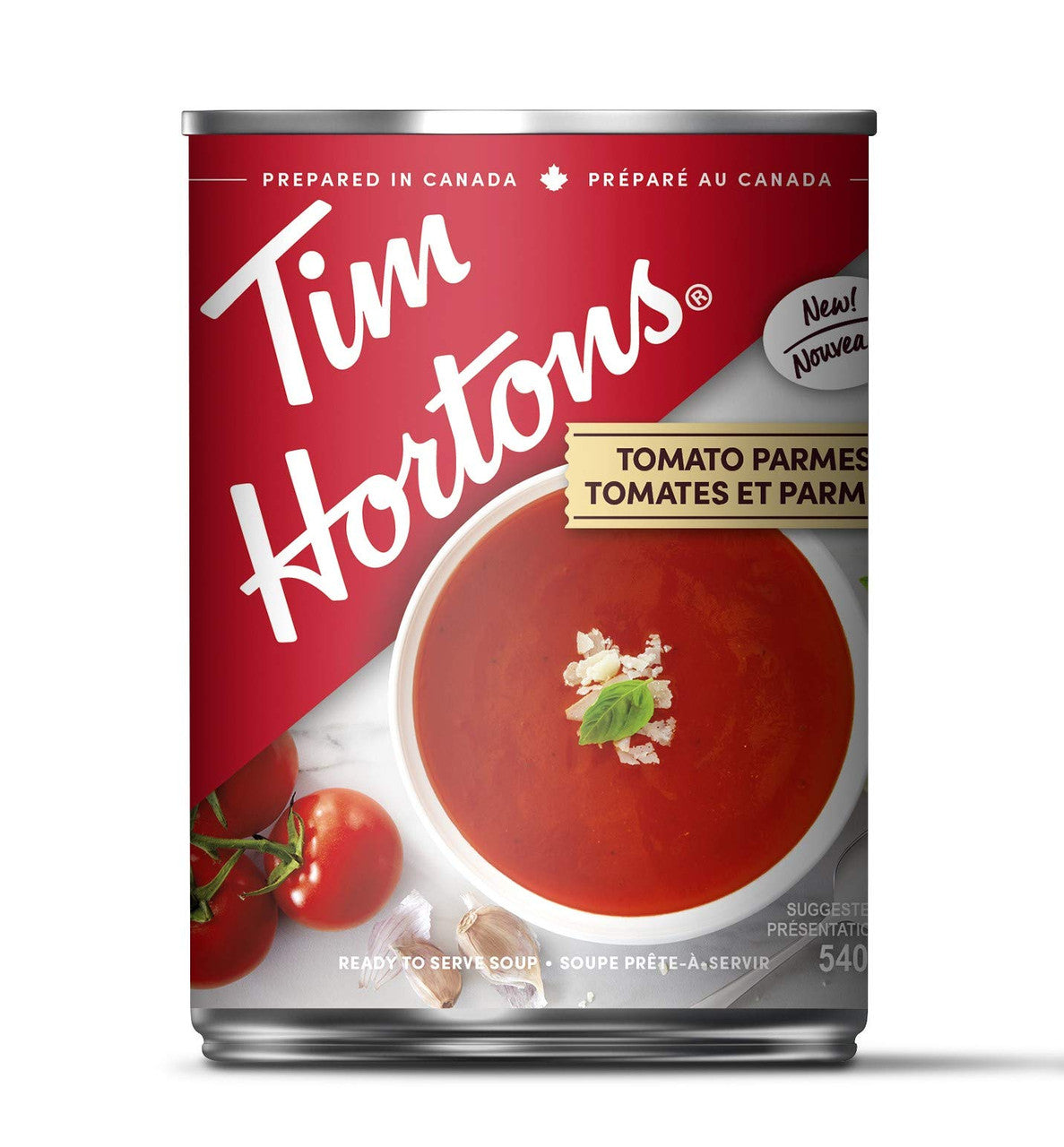 Tim Hortons Tomato Parmesan Tin of Soup, 540ml/18 fl. oz., {Imported from Canada}