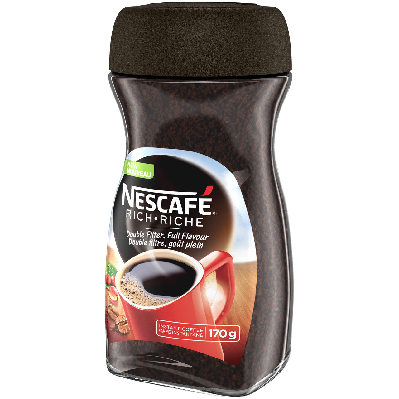 Nescafe Rich Instant Coffee 170g/6 oz. Jar, (3 Pack) {Imported from Canada}