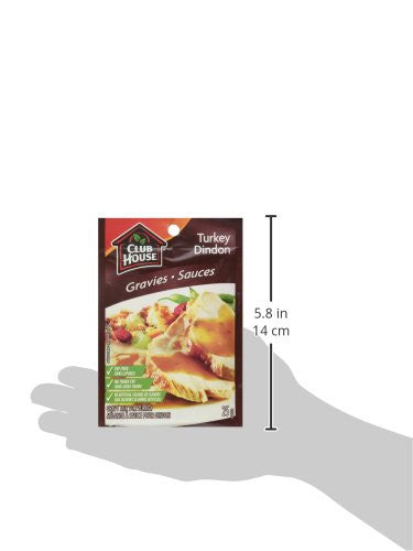 Club House Turkey Gravy Mix, 25g/1oz., {Imported from Canada}