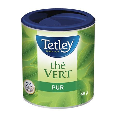 Tetley Pure Green Tea 24ct, 48g/1.7oz. (Imported from Canada)