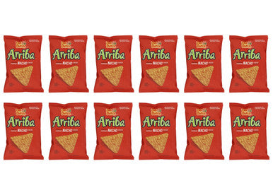 Old Dutch Arriba Nacho Cheese Tortilla Chips, 45g/1.6 oz. (12 Pack) {Imported from Canada}