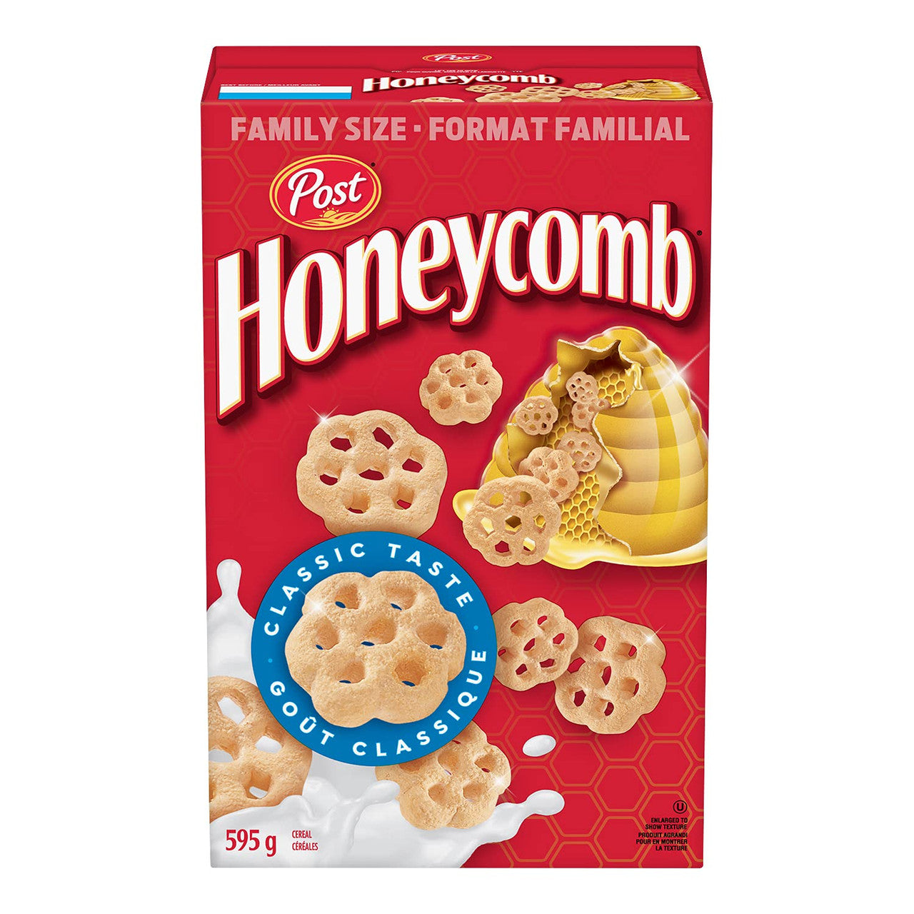Post Honeycomb Cereal Family Size, 595g/21 oz., Box {Imported from Canada}
