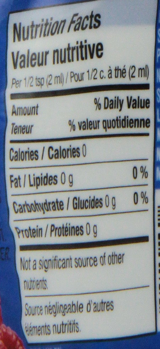 Nesfruta Liquid Water Enhancer, Raspberry Flavour, 52ml bottle (12ct.) (Imported from Canada)