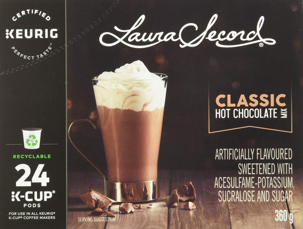 Laura Secord Hot Chocolate Mix K-Cups for Keurig, 24ct {Imported from Canada}