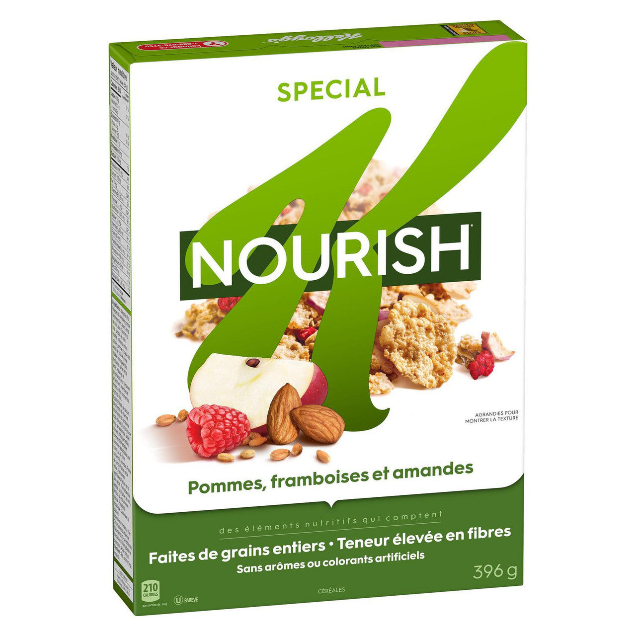 Kelloggs Special K Nourish Apples, Raspberries & Almonds Cereal 2-Pack 396g/14oz, Imported from Canada}