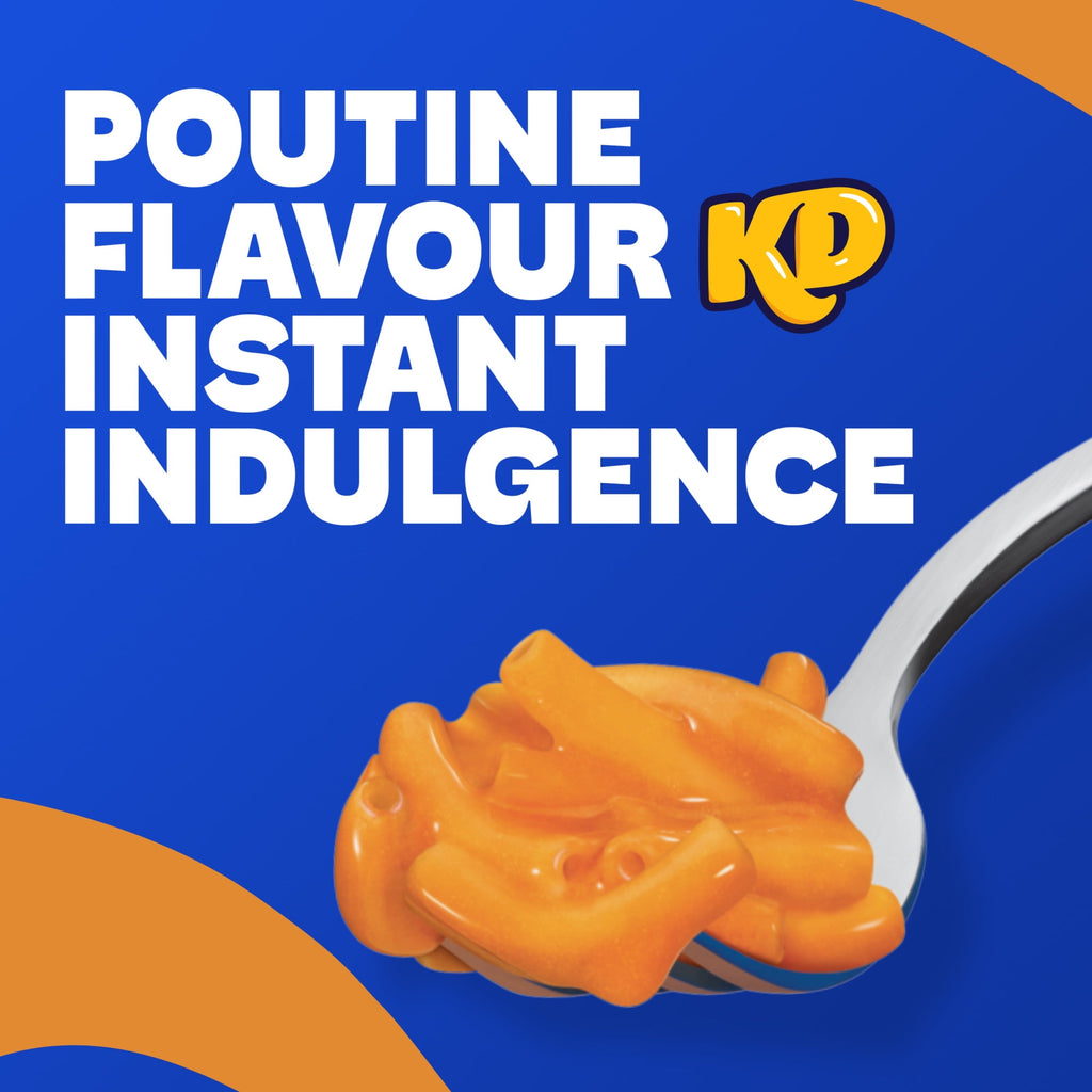 KD Kraft Dinner Poutine Flavor Snack Cups – 58g (2 oz) - Poutine Flavor