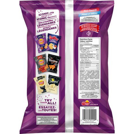Lay's All Dressed Flavoured Potato Chips, Limited Time, 220g/7.8 oz., Bag {Imported from Canada}