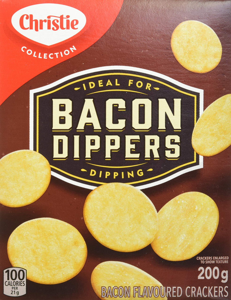 Christie Bacon Dippers Crackers, Ideal for Dipping, 200g/7.05 oz {Canadian}