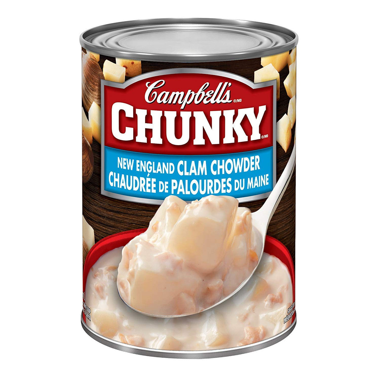 Campbell's Chunky New England Clam Chowder Soup, 540ml/18.3 oz., {Imported from Canada}