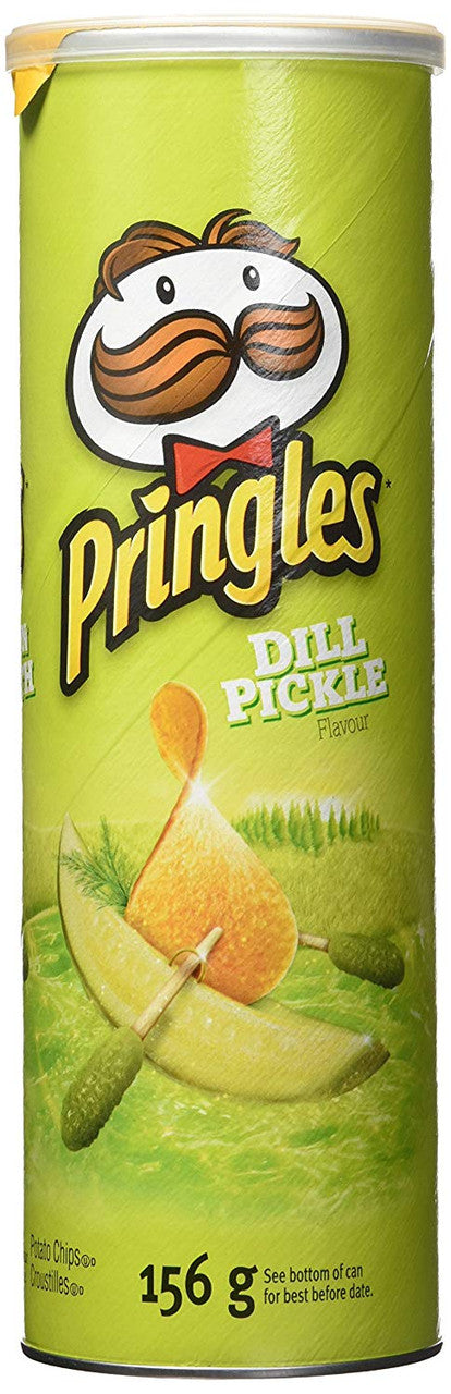 Pringles Dill Pickle Potato Chips, 156g/5.5oz., 14 Pack {Imported from Canada}
