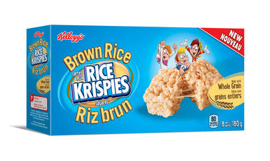 Kellogg's Rice Krispies Square Bars, Brown Rice, 8ct - {Imported from Canada}