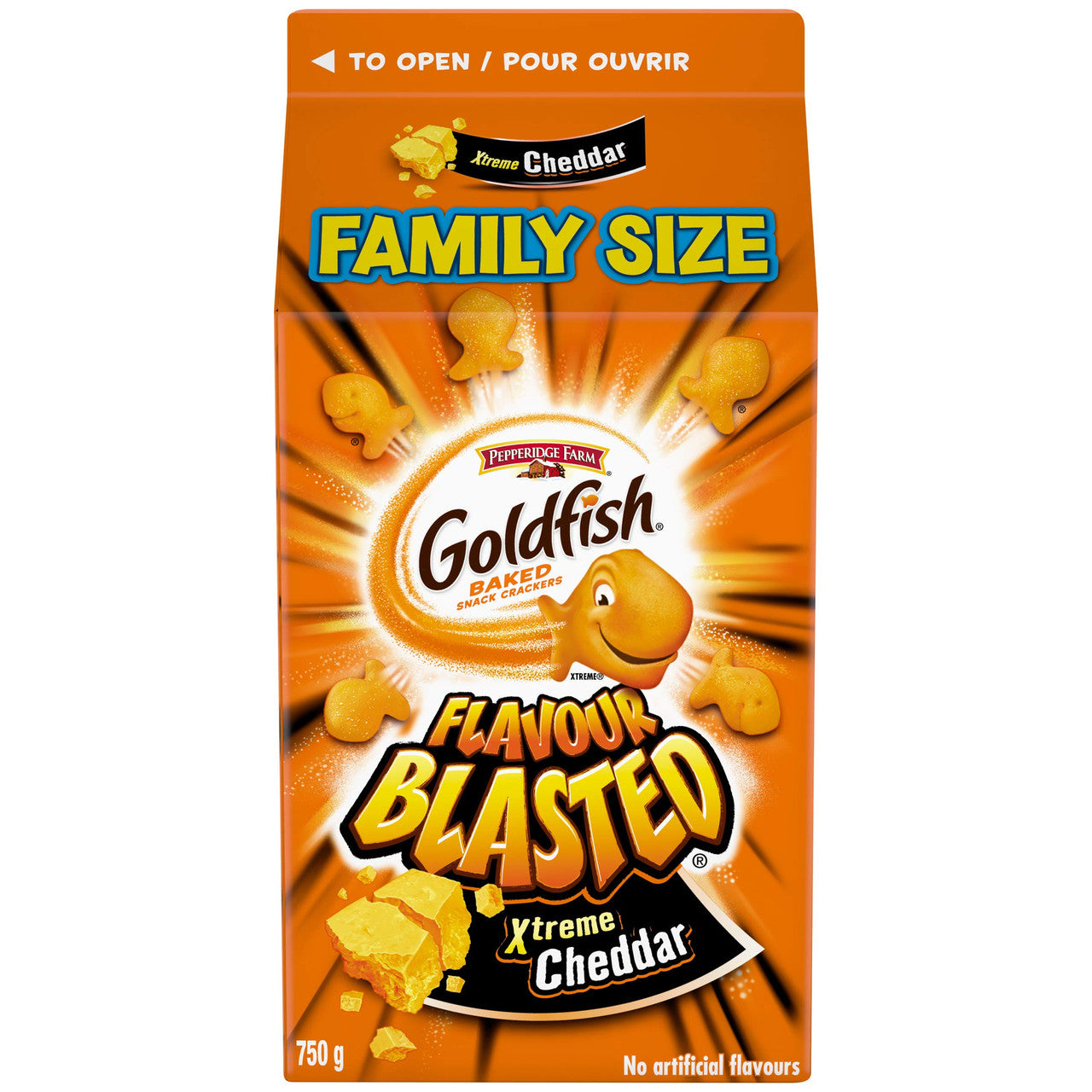 Pepperidge Farm Goldfish Flavour Blasted Xtreme Cheddar Crackers, 750g/26.5 oz., {Imported from Canada}