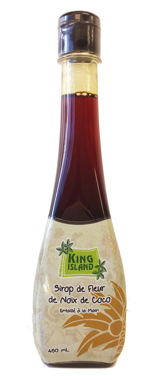 King Island 100% Coconut Flower Nectar(Syrup), 450ml/15.21oz {Imported from Canada}