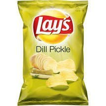 Lays 27pk Dill Pickle Flavour Chips (66g/ 2.3oz per pack) {Canadian}