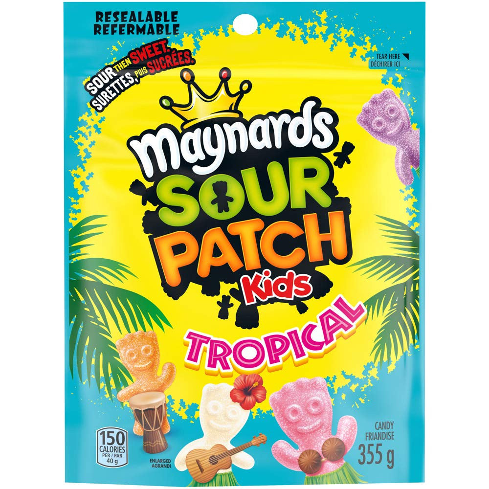 Maynards Sour Patch Kids Tropical Candy, (355g/12.5 oz) {Imported from Canada}