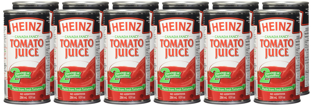 HEINZ Tomato Juice 284 ml 10 fl oz 12 Pack - {Imported from Canada}