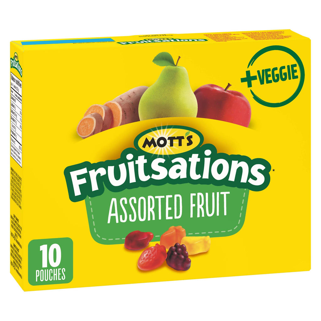 Motts Fruitsations + Veggie/Fruit Flavoured Snacks Gluten Free {Canadian}