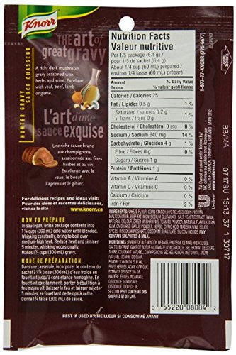Knorr Classic Roast Gravy Mix, Hunter, 32 Grams/1.1 Ounces 6 Pack