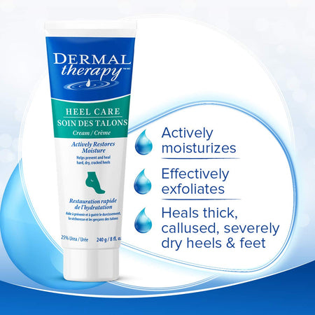 Dermal Therapy Heel Care, 240g + 90g, travel size, {Imported from Canada}