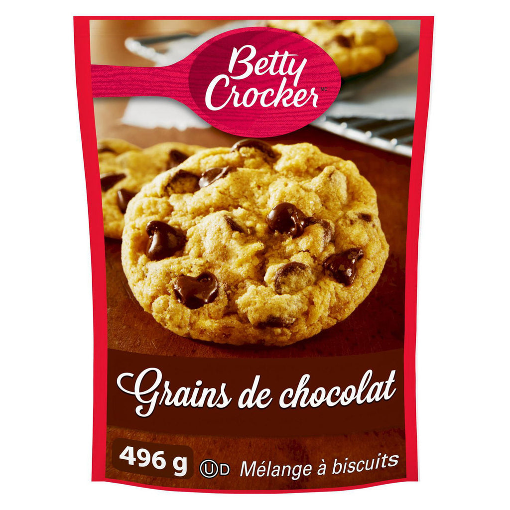 Betty Crocker Chocolate Chip Cookie Mix, 496g/17 oz. Box {Imported from Canada}