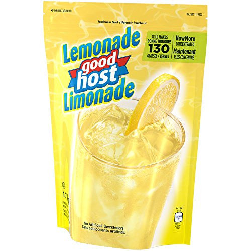 GOOD HOST Lemonade Mix, 1.7kg/3.7 lbs., Pouch {Imported from Canada}