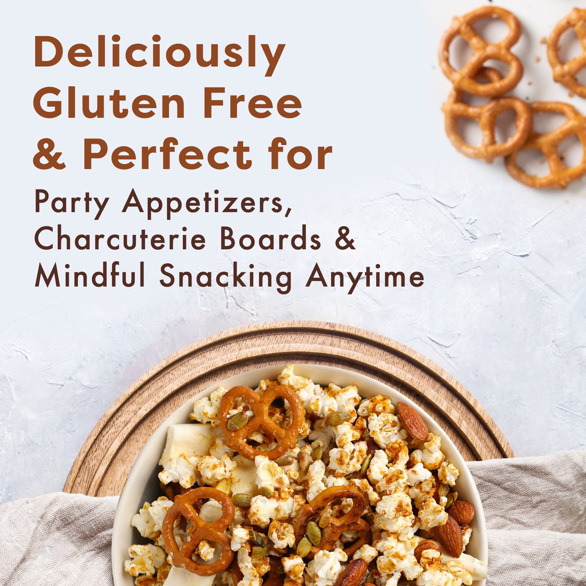 Glutino Gluten Free Pretzel Twists, 400g, picture of pretzels.