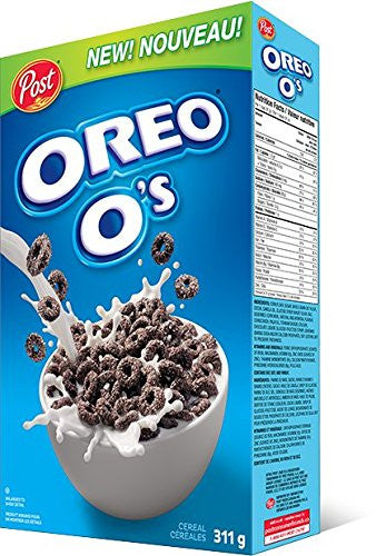 Post Oreo O's Breakfast Cereal 311 grams Box - {Imported from Canada}