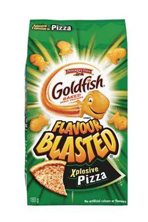 Pepperidge Farm 3-bag Multi-flavor Goldfish bundle (2 Xplosive pizza + 1 Vanilla Cupcake) {Imported from Canada}