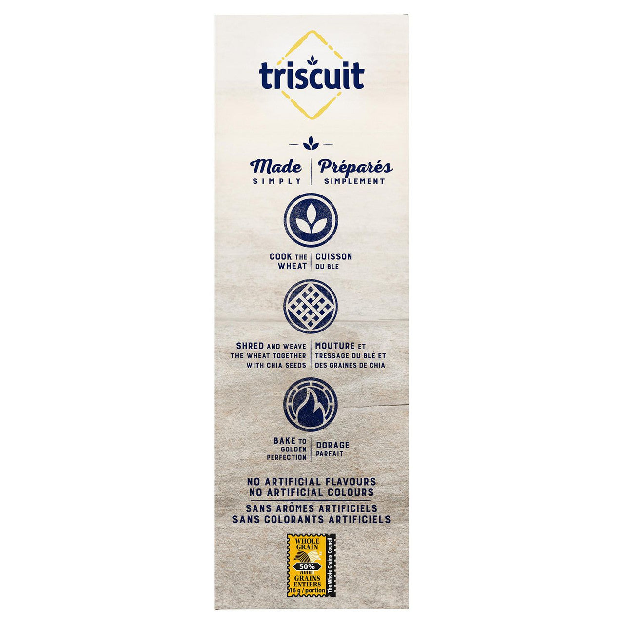 TRISCUIT Rosemary & Jalapeno Crackers with Chia Seeds, 200g/ 7.1 oz., Box {Imported from Canada}