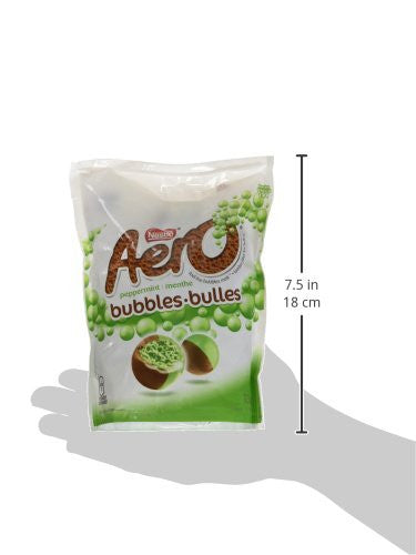 AERO Peppermint Bubbles Milk Chocolate Minis, 135g/4.8oz., {Imported from Canada}