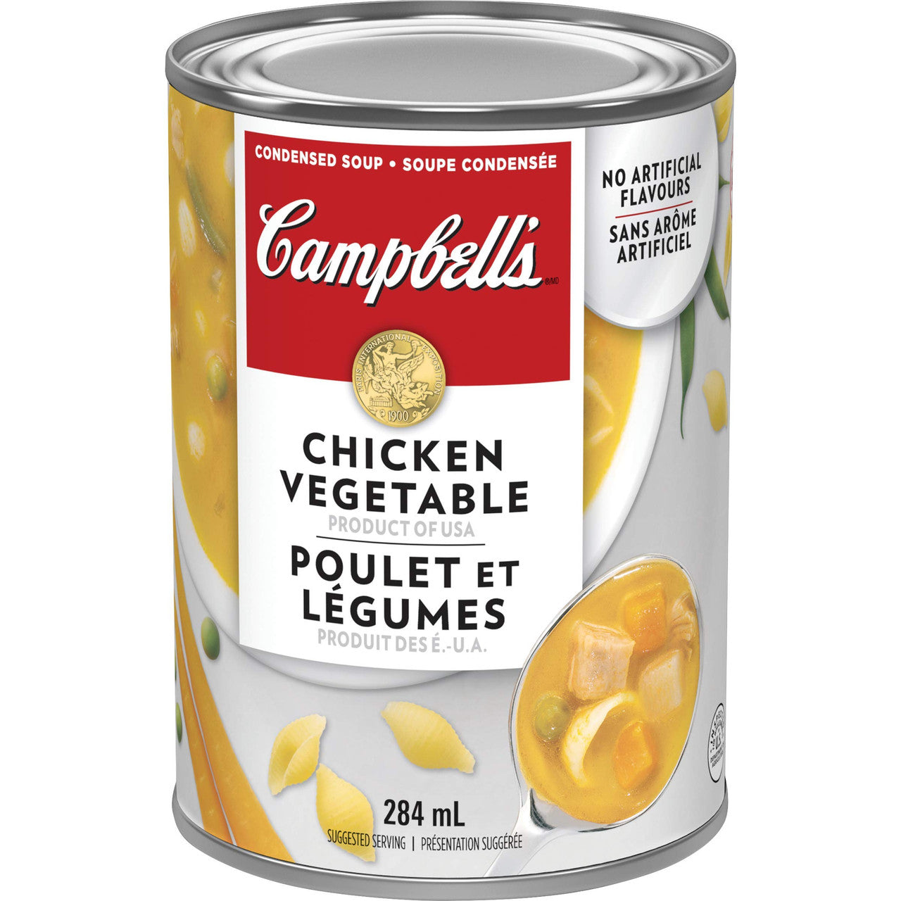 Campbell's Chicken Vegetable Soup, 284ml/9.6 oz., (Imported from Canada)