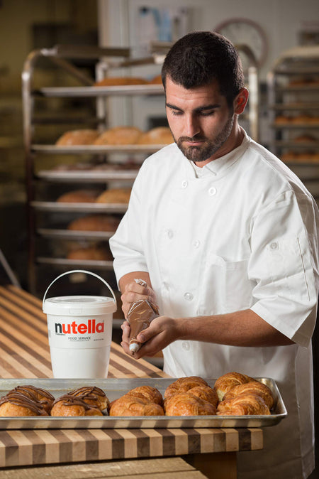 Nutella Chocolate Hazelnut Spread, Bulk Size for Food Service (3kg) 6.6 lb Tubs, 2pk {Imported from Canada}