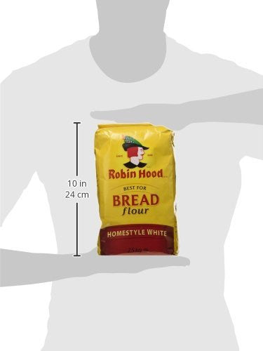 Robin Hood, Best For Bread, Homestyle White Flour, 2.5kg/5.5lbs, {Imported from Canada}