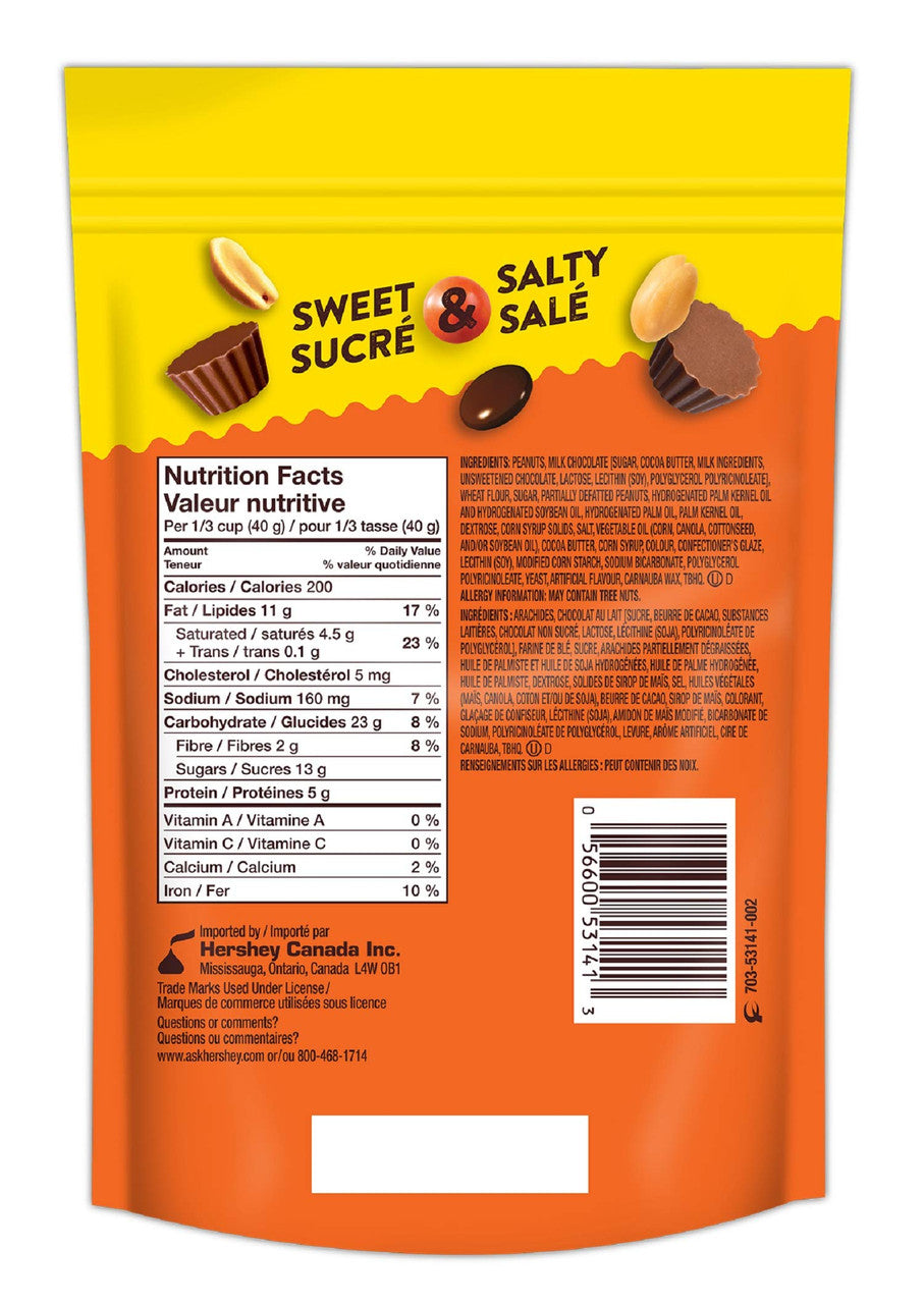 Reese Chocolate and Peanut Snack Mix 170g/6 oz, (Imported from Canada)