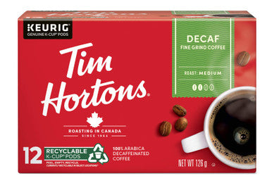 Tim Hortons Decaf Single Serve K-Cups, 12 Count {Imported from Canada}