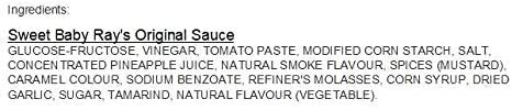 Sweet Baby Ray's Original Barbecue Sauce, 425ml/14.4 fl. oz., {Imported from Canada}