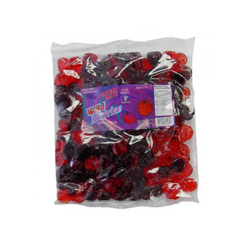 Gummy Zone Wild Berries Gummy Candy - 1kg/2.2lbs bag,(Imported from Canada)