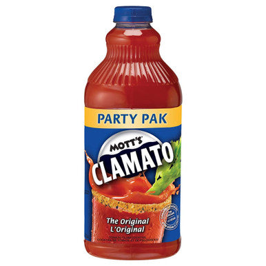 Motts Clamato Original Party Pak 2.54L {Imported from Canada}