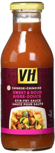 VH Sweet & Sour Stir-Fry Sauce,(12 Count), 355ml, 12oz., Jars {Imported from Canada}