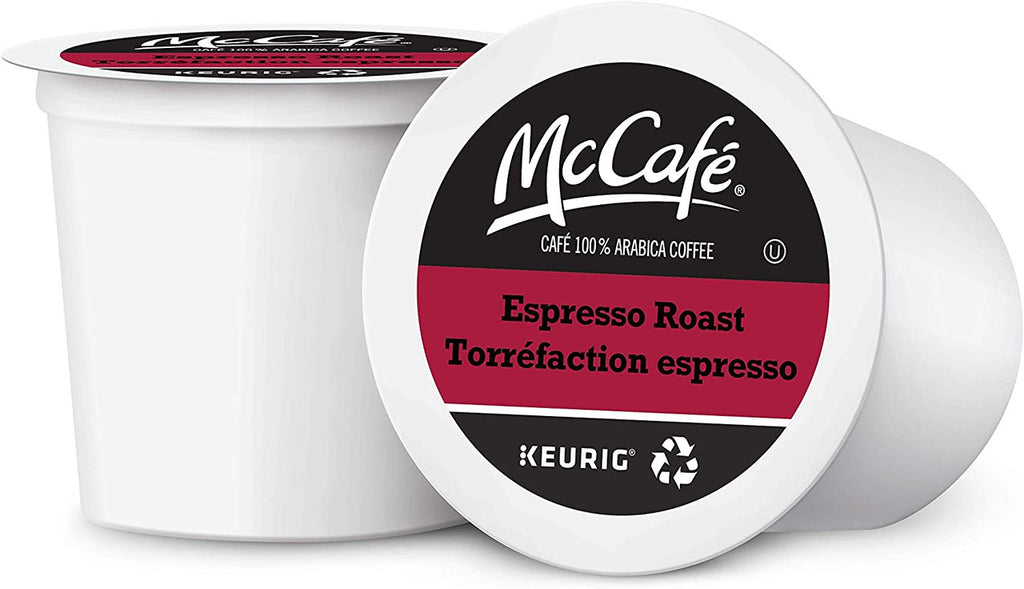 McCafe Espresso Roast Coffee, Recyclable K-Cup Pods, 12 Count, {Imported from Canada}