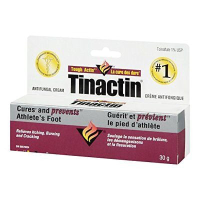 Tinactin Antifungal Cream, 30g/1.1 oz.,  {Imported from Canada}