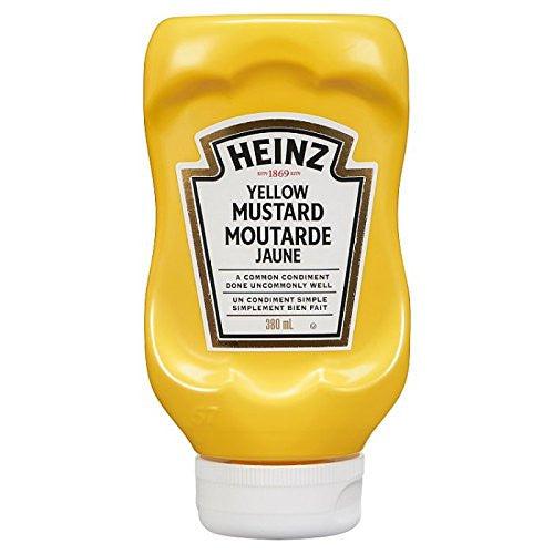 Heinz Yellow Mustard, 380mL/12.8oz., {Imported from Canada}