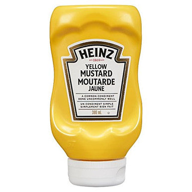 Heinz Yellow Mustard, 380mL/12.8oz., {Imported from Canada}