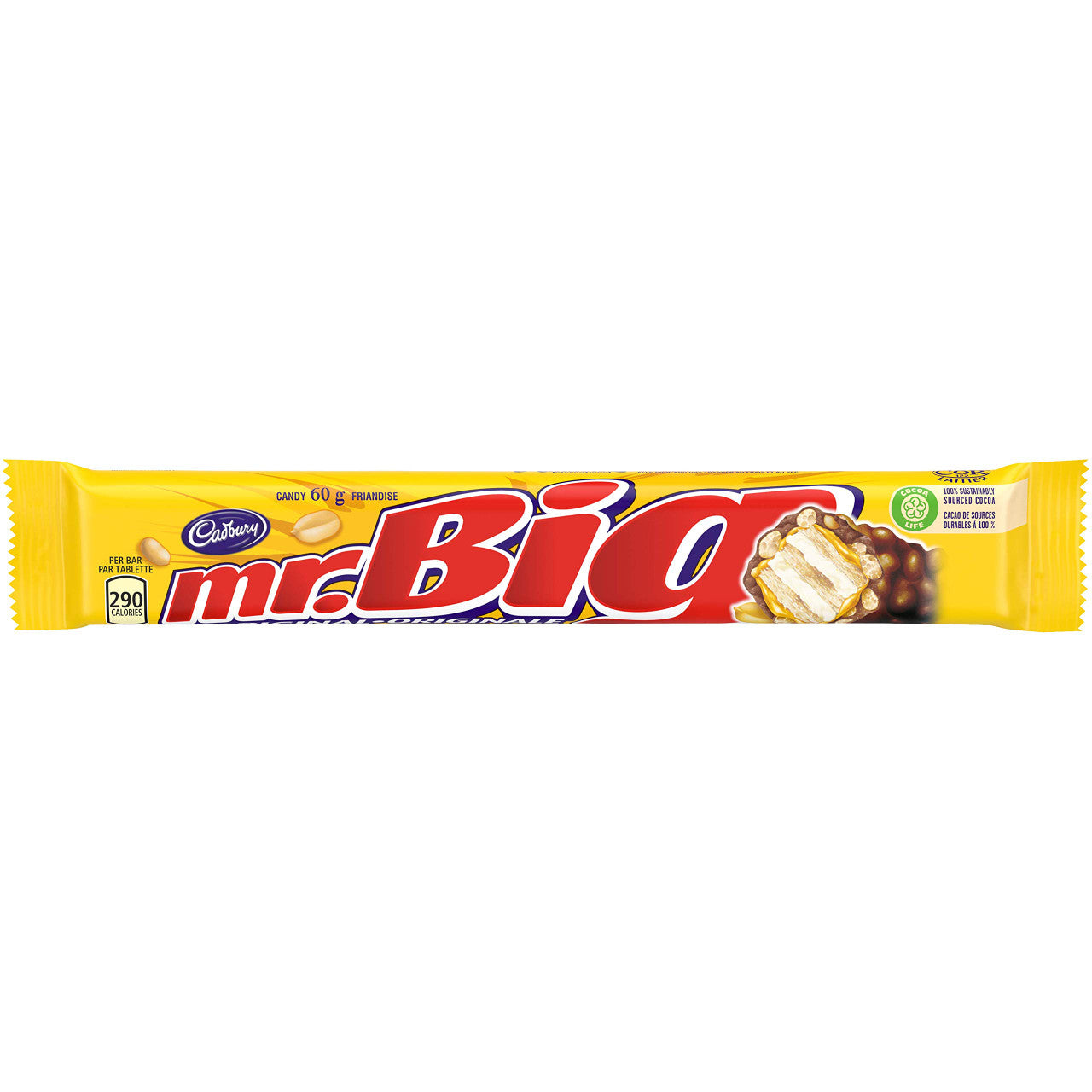 Cadbury Mr. Big Chocolate Bars, 24ct, 60g/2.1 oz. each{Imported from Canada}