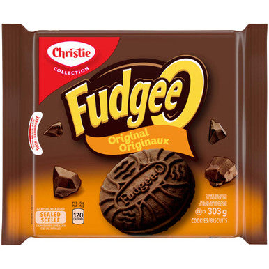 Christie Fudgeeo Original,Chocolate, Cookies, 303g/10.68oz,{Imported from Canada}