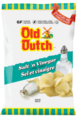 Old Dutch Ketchup, Salt & Vinegar, All Dressed & Dill Pickle, Combo Pack, 40g/1.4 oz., {Imported from Canada}