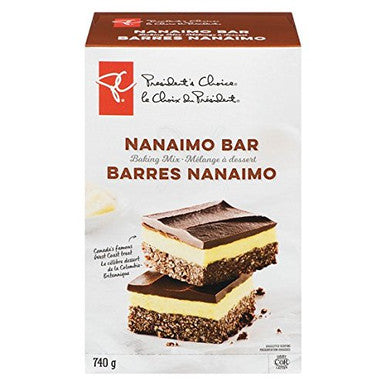 President's Choice Nanaimo Bar Baking Mix 740g {Imported from Canada}