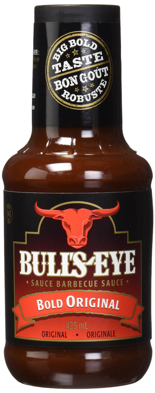 BULL'S-EYE Bold Original BBQ Sauce, 425ml/14oz,  {Imported from Canada}