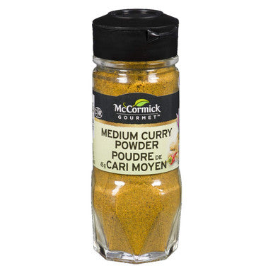 McCormick Gourmet, Medium Curry Powder, 45g/1.6oz., {Imported from Canada}